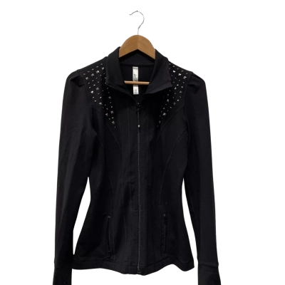 Lorna Jane Womens  Size M Jersey  jacket Black  