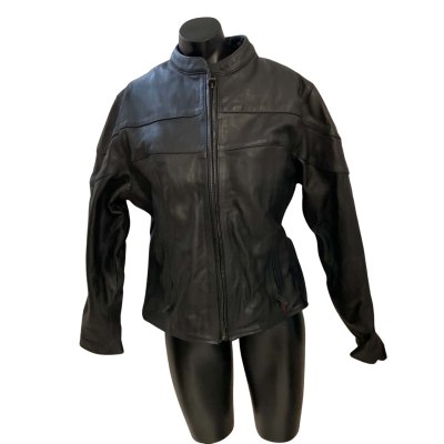 Milwaukee Mens  Size L Leather Jacket Black  