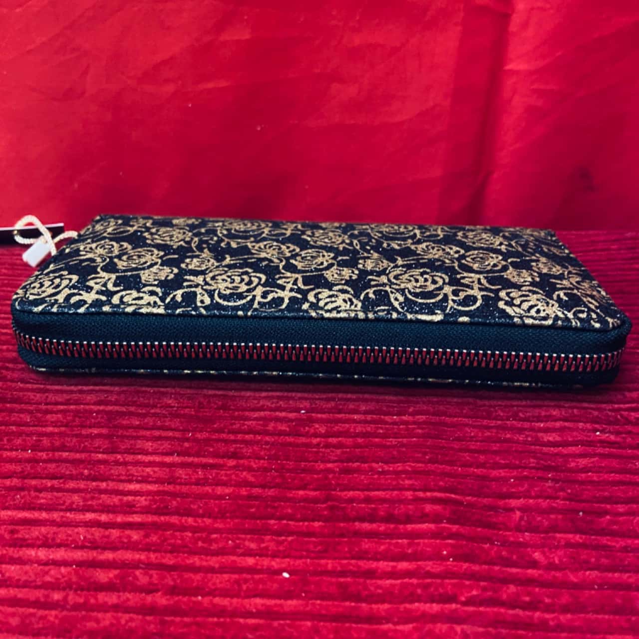 Valatelli Womens Purse Wallet Black / Gold (s)