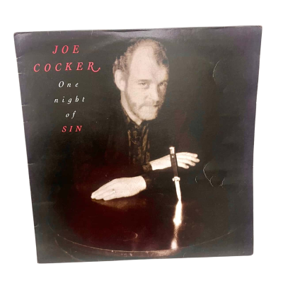 Joe Cocker One night of Sin Vinyl LP Record 