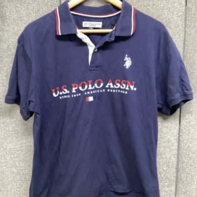 U.S. Polo Assn. Mens Shirt navy blue, Size M Navy Blue 