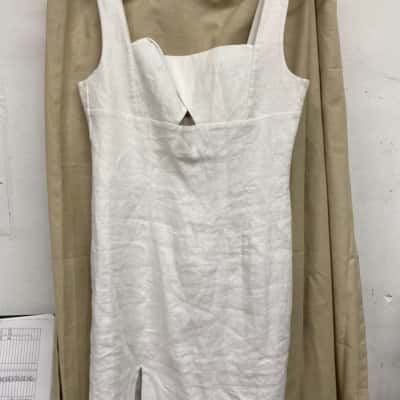 Chosen by Tuchuzy Womens  Size XS Sleeveless Dress  White 