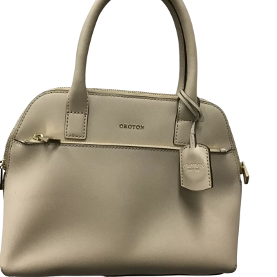 Oroton Womens Handbag Beige 
