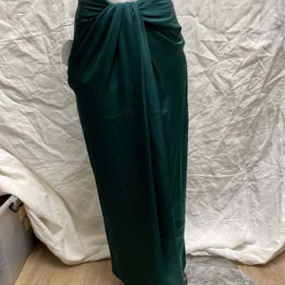 Sheike Womens  Size 8 Maxi Skirt Green 
