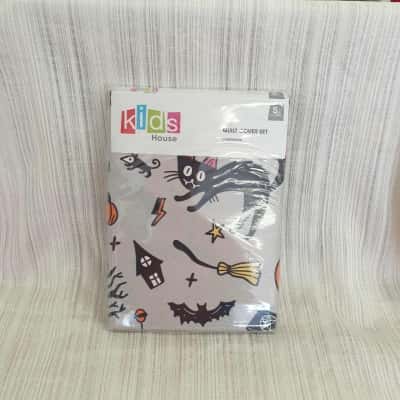  Kids - Kids House /Boo Halloween /Fun Quilt Cover Set /Size Single - Brand New Still in Packet