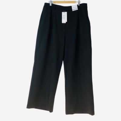 Preview Womens - Black Wide Leg Pants (Size 18)