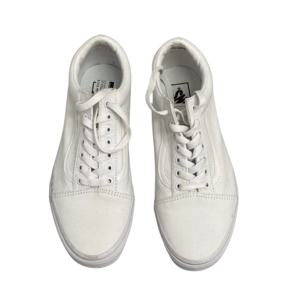 Vans Old Skool in White.  Size 42.  New with tags