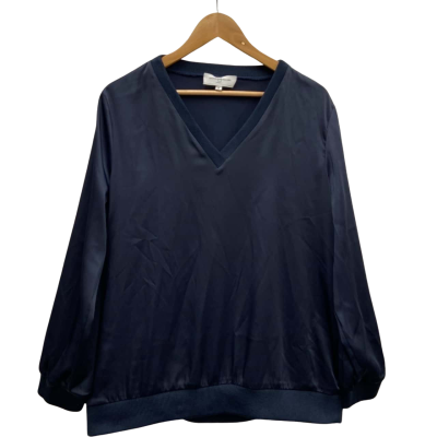 Un Jour Uja Ailleurs Mens  Size L Long Sleeve Top Black  