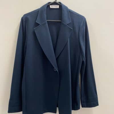 Mela Purdie Womens  Size 12 Navy Blazer