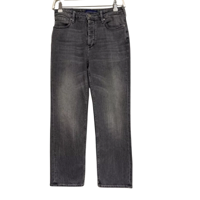 Scotch & Soda Womens Size 26 Straight Leg Jeans Black  