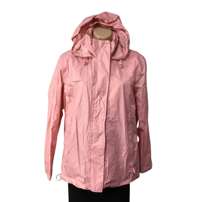 Rivers Tex Womens Size L Pink Zip Front Hooded Rain Jacket
