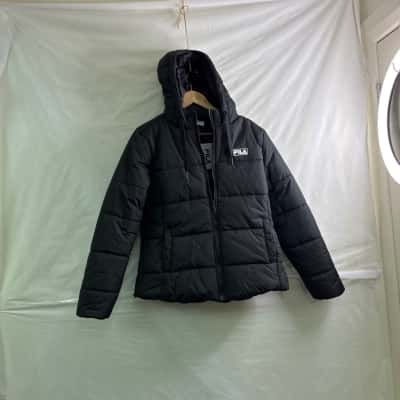 Fila Womens Size 14 Puffer Jacket Black BNWT