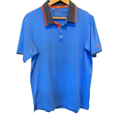 Adidas Mens Size M Climacool Polo Shirt