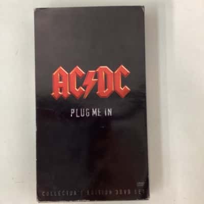 AC/DC Plug me in  - collectors edition 3 DVD set