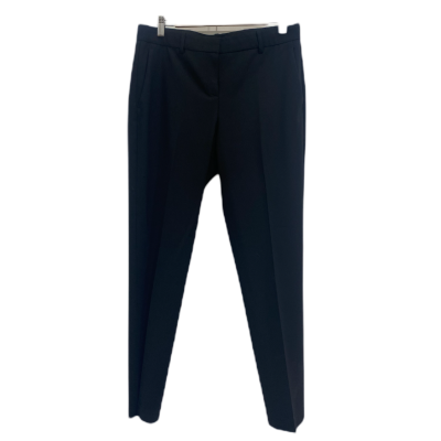 Theory Womens  Size 8 Straight Leg Pants Black  