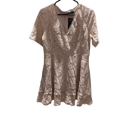 Forcast Womens  Size 16 Cocktail Dress Pink  Lace RRP $109.99