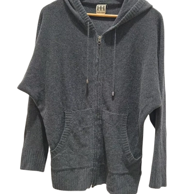 Haute Hippie Grey Zip Hoodie Size S / XS 