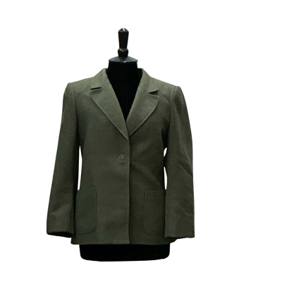 Fletcher Jones Womens  Size 10 Blazer Olive 
