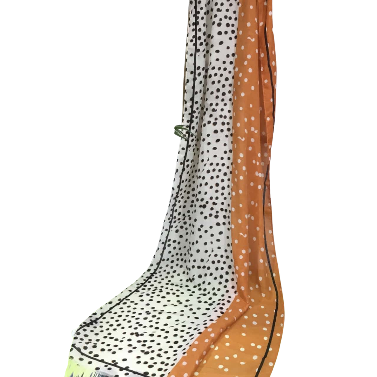 Sportsgirl Womens Orange, Cream And Black Scarf REDUCED TO CLEAR(s)