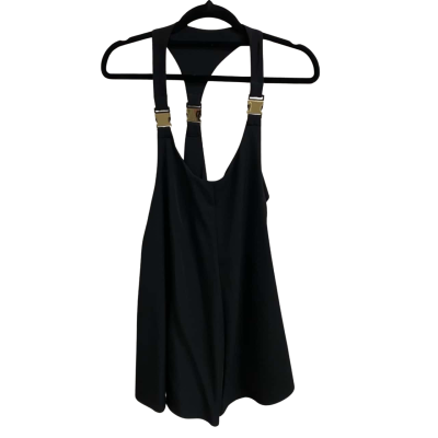 NEW Shakuhachi Black Buckle Playsuit Size M