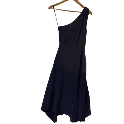 Saba Womens  Size 4 Off The Shoulder Dress Navy Blue 