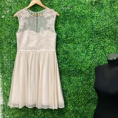 Forever New Womens Cocktail Dress Peach 