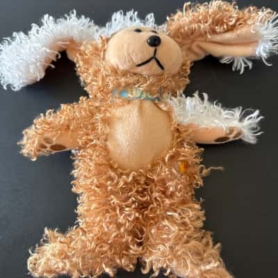 Beanie Kids JoJo the Jaffa Puppy soft toy,light-colored collar which may glow in the dark.( B20)