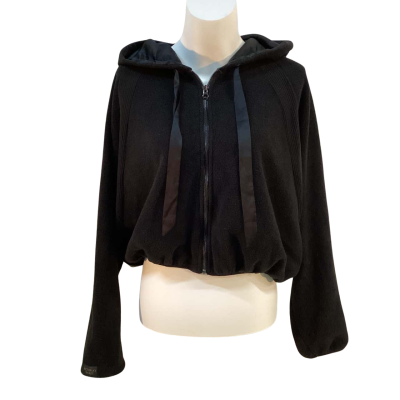Victoria's Secret Womens Size L Jacket Black  