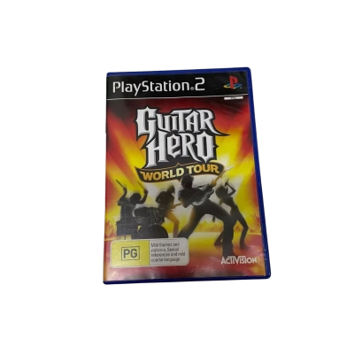 PlayStation 2 Game- Guitar Hero World Tour (PAL)