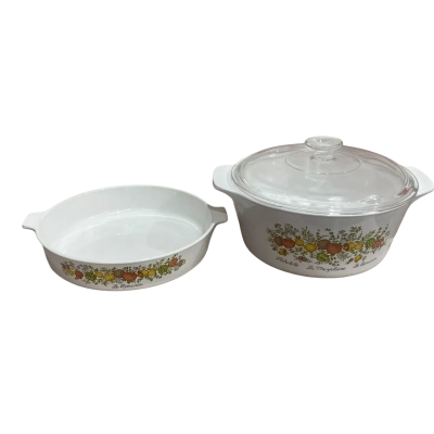 Corning Ware Frypan and Stockpot Set with Lid