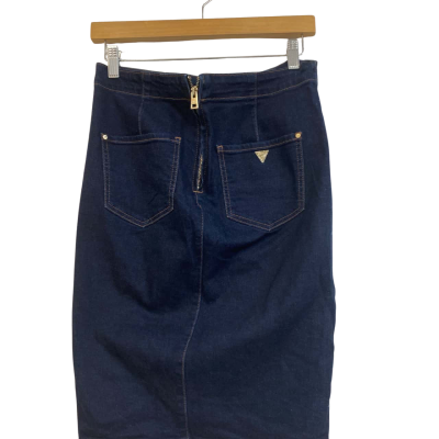 Guess Womens  Size M Navy Blue skirt 