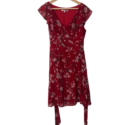 Review  Size 12 Red dress