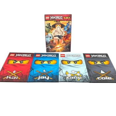 LEGO Ninjago: Masters of Spinjitzu Official 4 book Guide by Greg Farshtey.