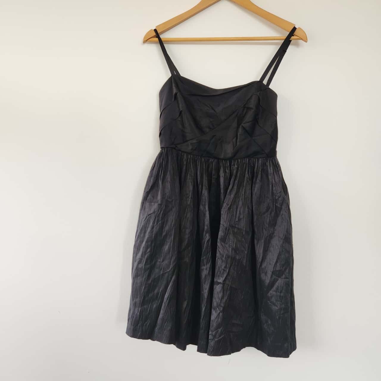 Out with Evie Black Mini Cocktail Dress Size 10 / M