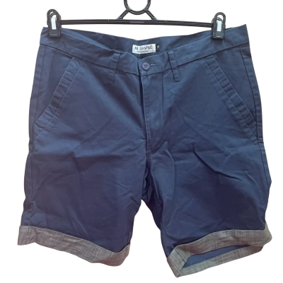 Mr Simple Mens  Size 34 Tailored Shorts Navy Blue 