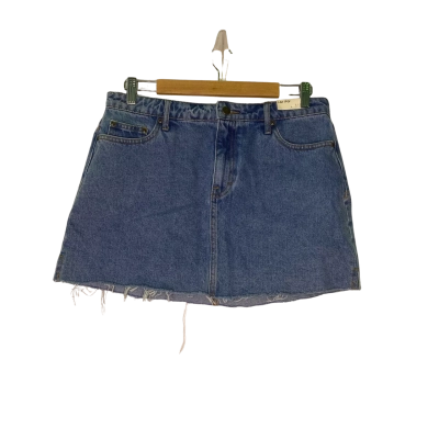 Rusty Womens  Size 10 Denim Skirt Blue 