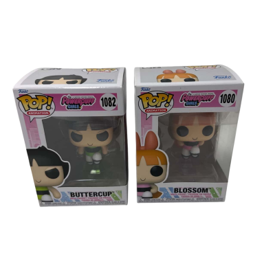 Pop vinyls The powerpuff girls buttercup and blossom 1080 1082