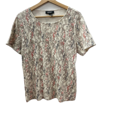 DKNY Womens  Size M Cream Top