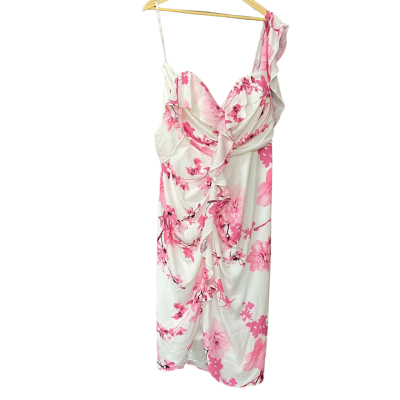 BNWT City Chic Womens Size M Floral Pink/ White Dress 
