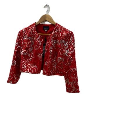 Statement Womens  Size 12 Red quarter jacket 