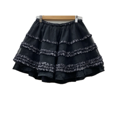 Kinloch Anderson Scotland Kids Skirt Size 9-130 Black  / Checked / White 