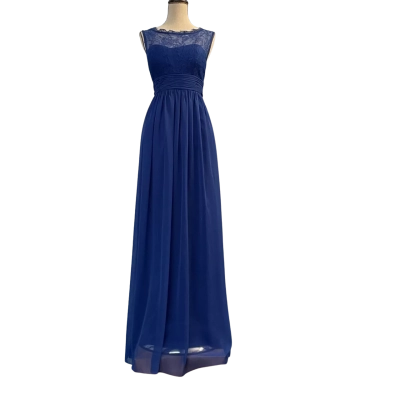 Poseur Womens Size 12/14 Formal/Maxi/Sleeveless Dress Blue