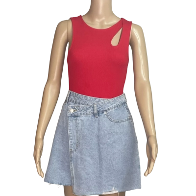 Grab DENIM Womens  Size 12 Denim Skirt Blue 