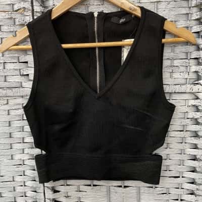 Sportsgirl Women  Size XS Sleeveless Top Black  