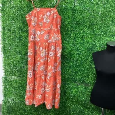 Minkpink Womens  Size XXL Maxi Dress Coral / Floral 