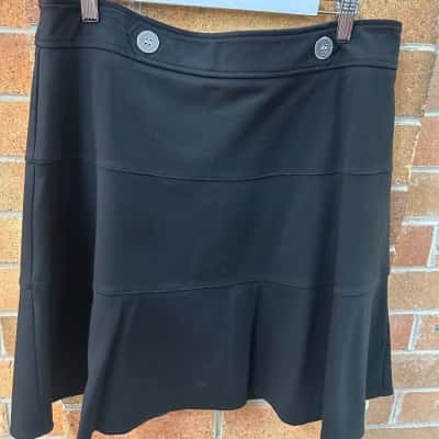 Portmans Womens  Size 14 Mini Skirt Black  