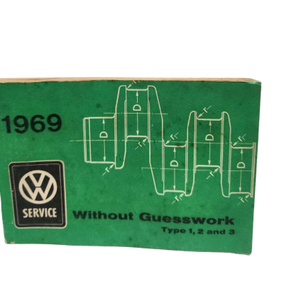 Vintage VW Car Manual 1969
