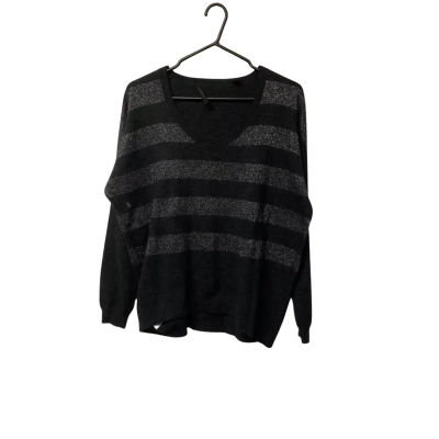 Womens Country Road  Size XL  Black  / Grey  Jumper 