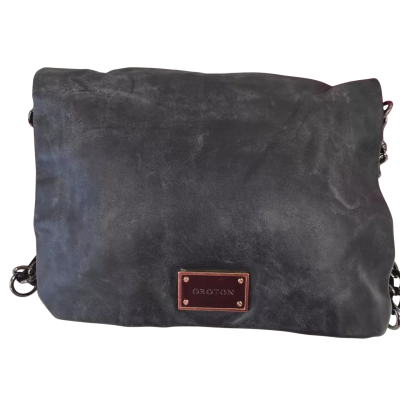 Oroton Womens Leather Handbag Black  