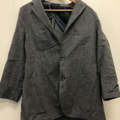 M.J. Bale Mens  Size 40 Suit Jacket Grey 